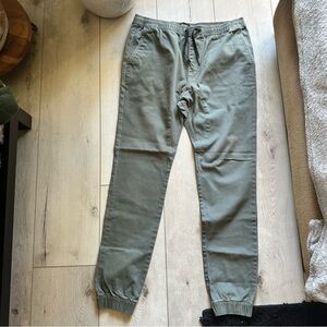 Zanerobe Olive Green Jogger Pants Size 36